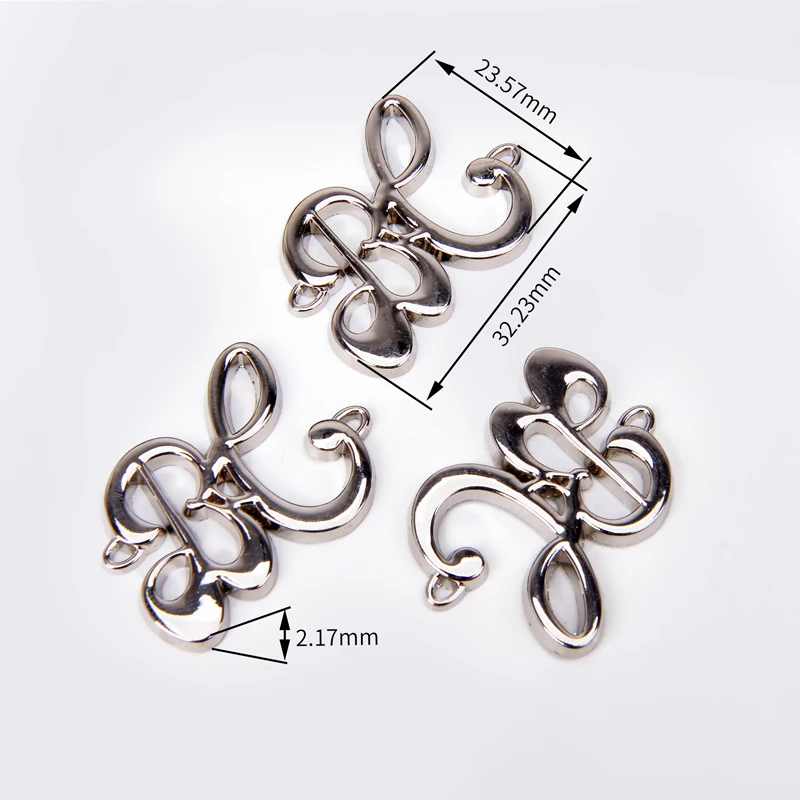 Wholesale Engraved Brand logo Metal Tag Custom Metal logo Labels for Clothing