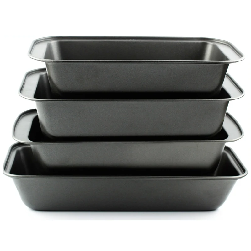 Large non stick carbon steel bake toast pan Meat bread loaf pan baking ware no stick baking ovenware