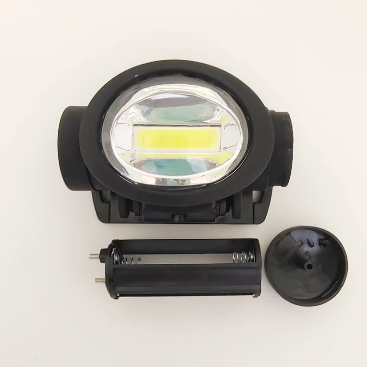 Хит продаж 3 режима миниатюрный водонепроницаемый налобный фонарь cob мощный спортивный яркий Головной для бега с батареей * AAA