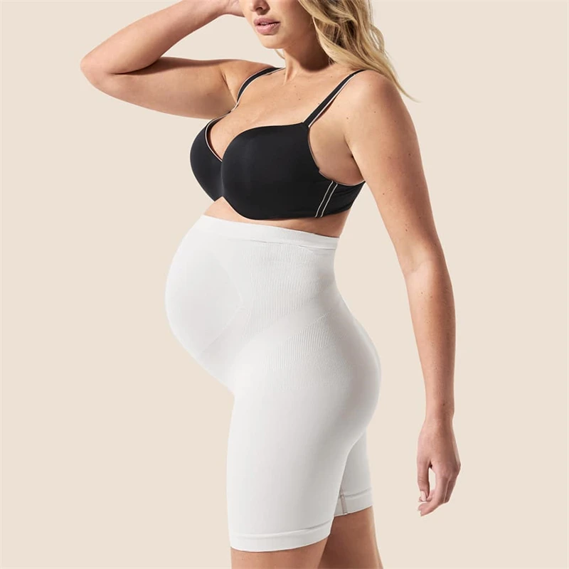 High Waist Pregnancy Yoga Shorts With Pocket Maternity wear for Women Pregnant maternity sports shorts