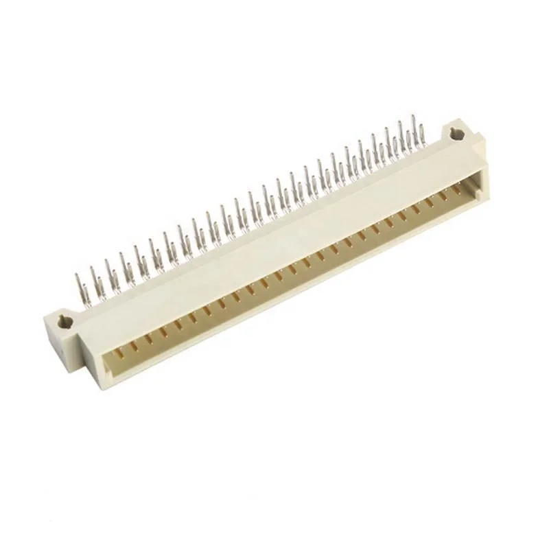 2.54mm pitch pcb connector two rows 50pin male female eurocard connector vertical pin 90 degree pin