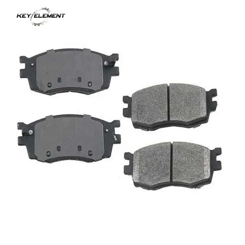 KEY ELEMENT Best Prices Auto Braking System Ceramic Semi Metal Brake Pads Oem 58101-1GA00 For Hyundai Accent 06