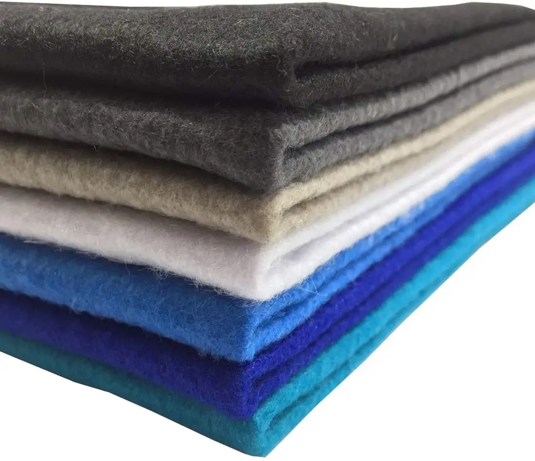 Hot Selling Thick Colored Felt Roll Thick Felt Polyester Non Woven Needle Punch Felt Fabric