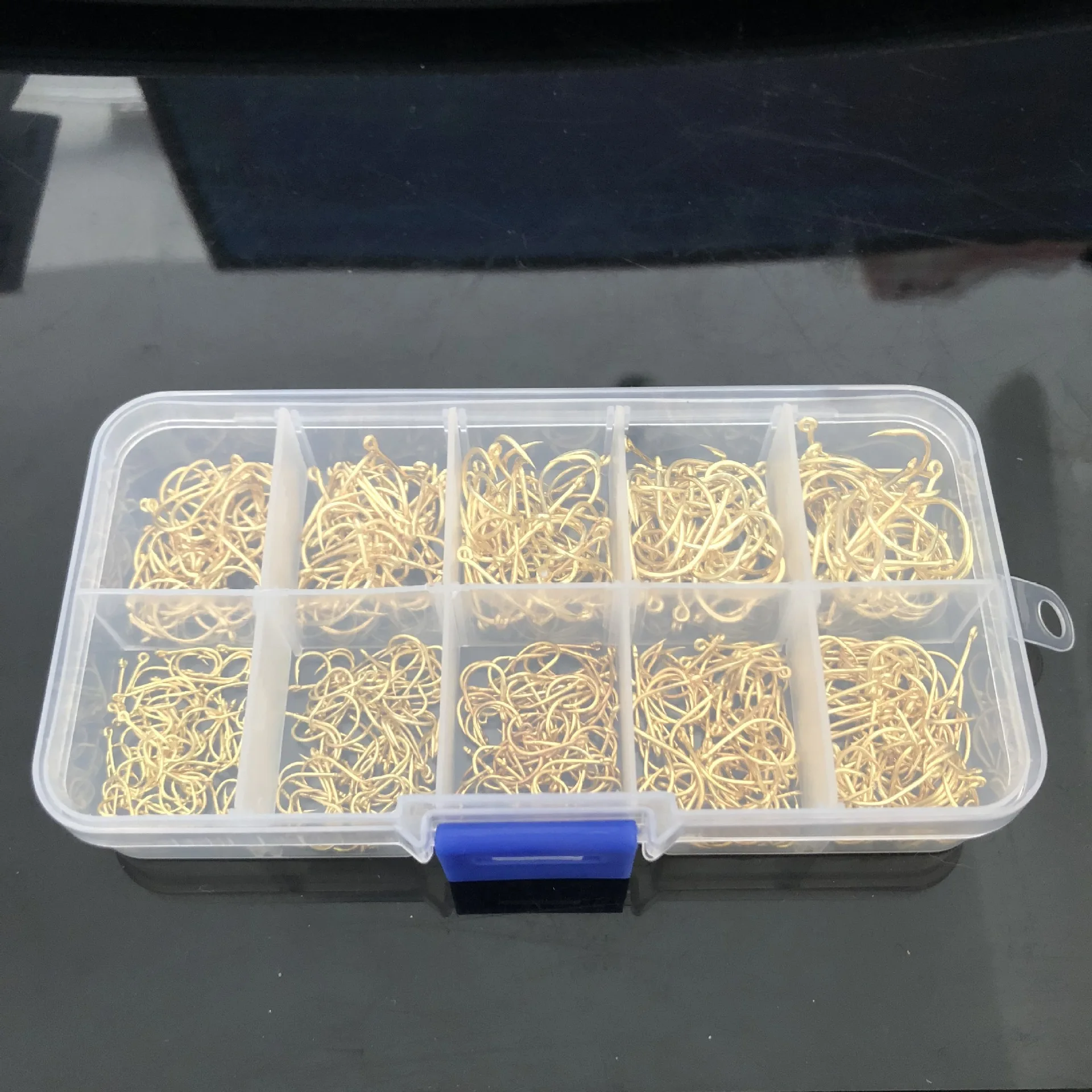 Wholesale Fishing Gaff Hook 100PCS/BOX 500PCS/BOX High Carbon Steel Jig Bait Sharp Fish Hook for Saltwater Freshwater