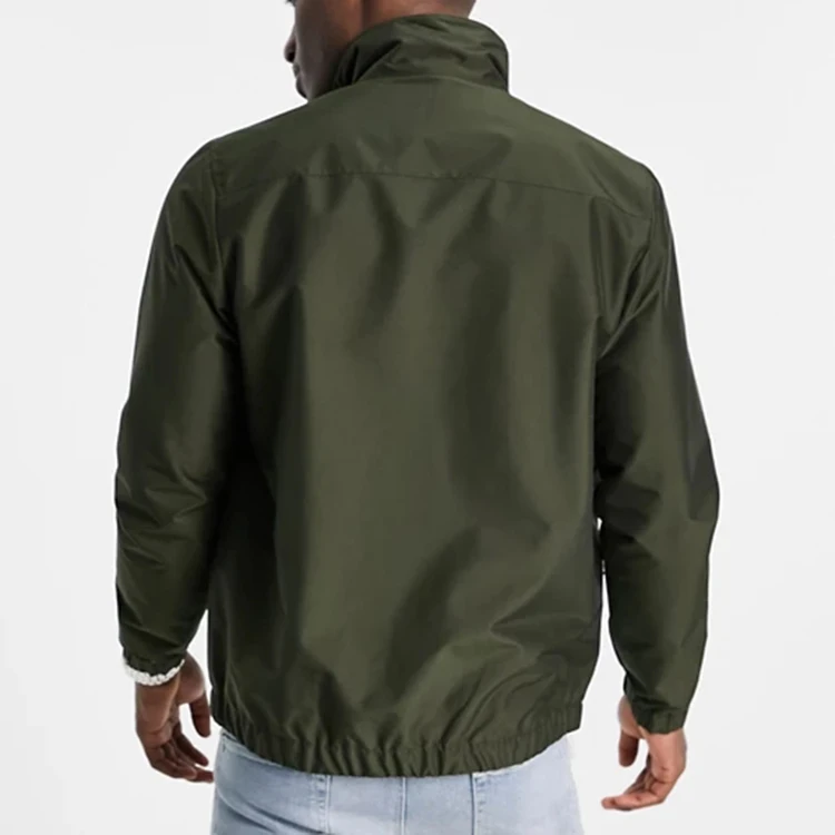 custom bomber jacket men wholesale men sports strip zipper waterproof jacket