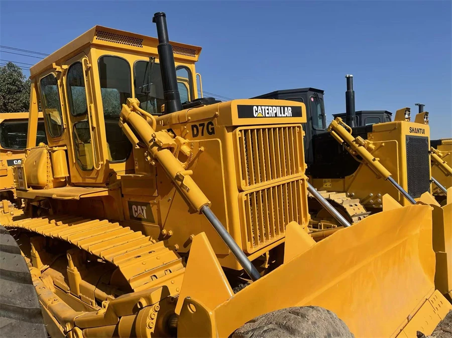 Used CAT D7G Bulldozer Caterpillar Crawler Tractor Construction Machine D7 D5 D6 D4C Cheap for Sale