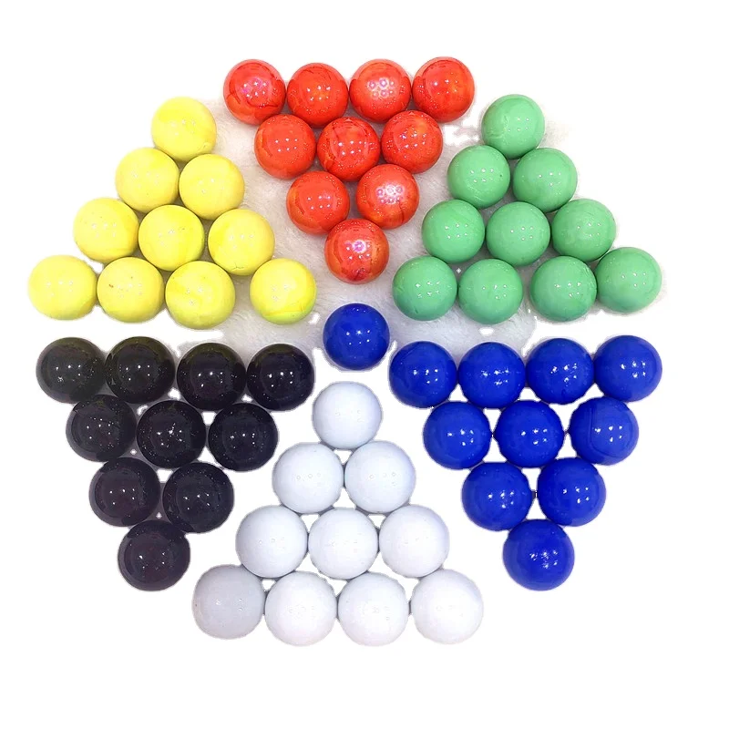 Selling cheap 16 mm 25 mm transparent monochrome hand wound marble glass marbles