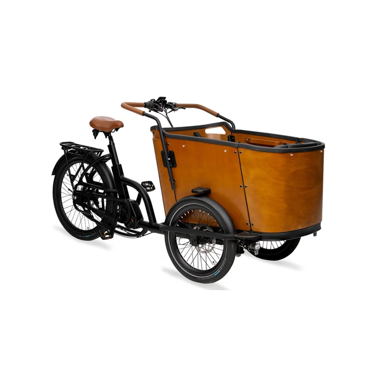 China e Bike Long tail Cargo Three Wheel Recumbent Bike high quality full suspension mid drive electric fat