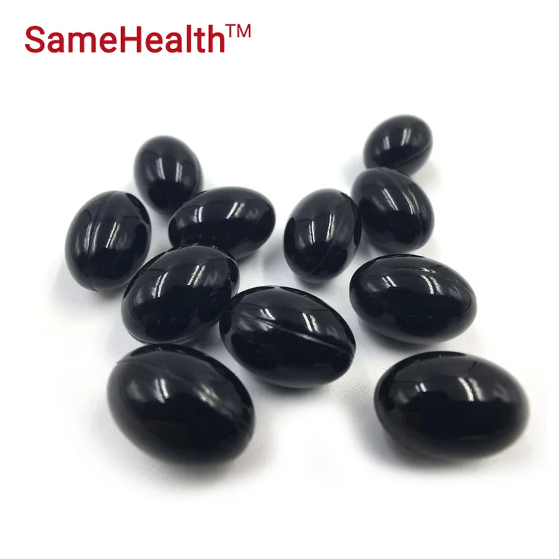 Добавка для повышения иммунитета, органическое черное масло семян кумина, нигерила посевная, 500 мг, поставщик капсул Softgel