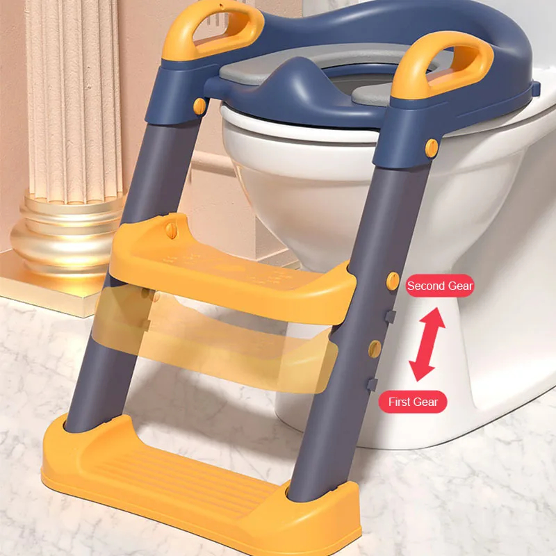 For children Kids baby potty training toilet with step stool Safety  baby potty training