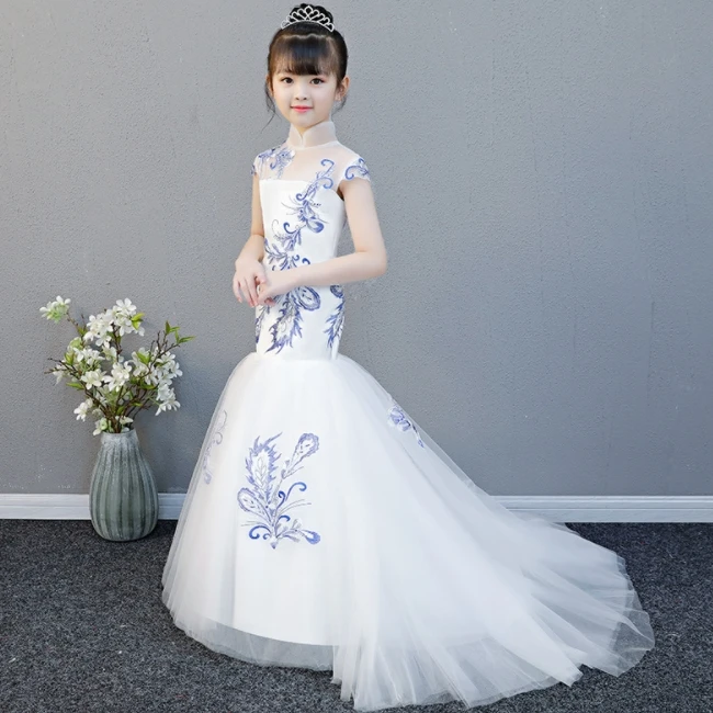 
SE6456 Wholesale pretty stunning girls gala party dress long lace evening dresses 