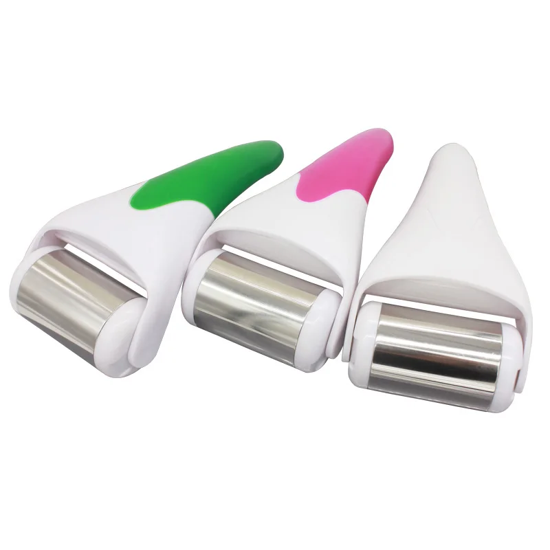 Beauty personal care equipment derma rolling system ice roller with metal head for face