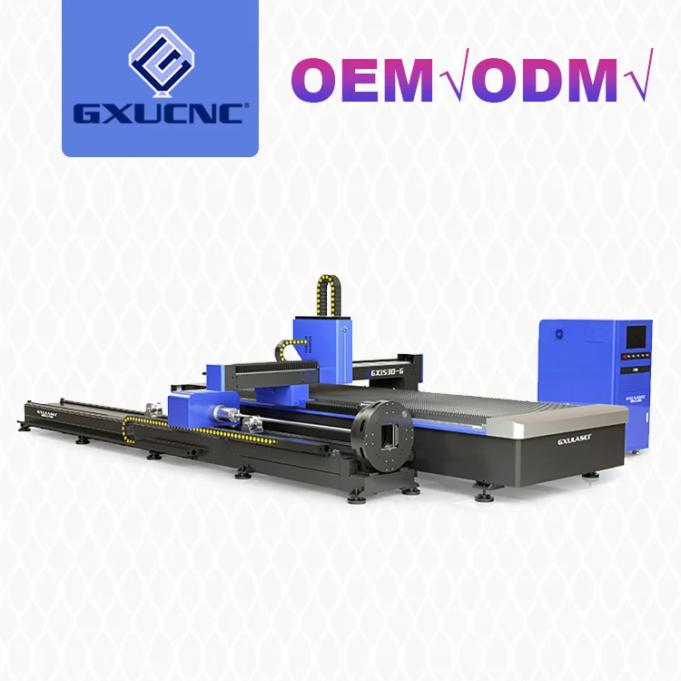1000W 6000W Sheet Tube Cutting Fiber Laser Cutting Machines For Steel Metal