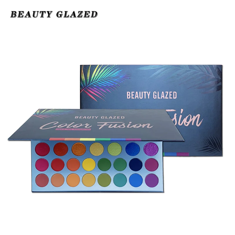  BEAUTY GLAZED тени для век 39 цветов Палитра хайлайтер неоновый пигмент матовые