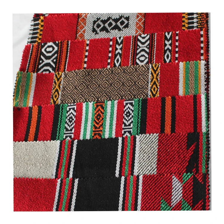 Free Sample Factory Supply Middle East Style Polyester Arabic Upholstery Home Textile Sadu Fabric