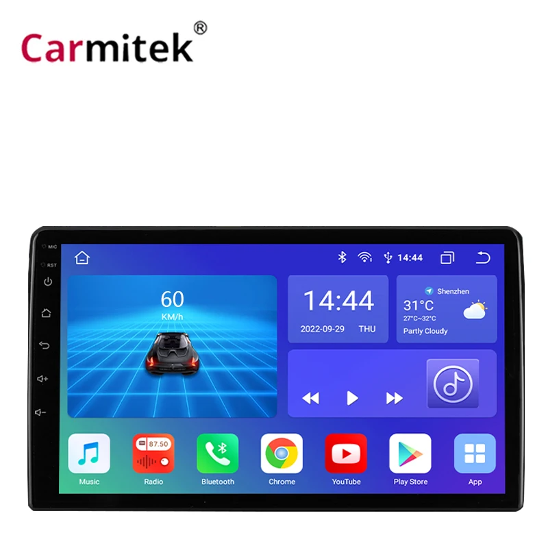 9 inch Touch Screen universal 2 din android Radio Stereo multimedia player gps navigation carplay For FIAT 500 500l 500x 126 131