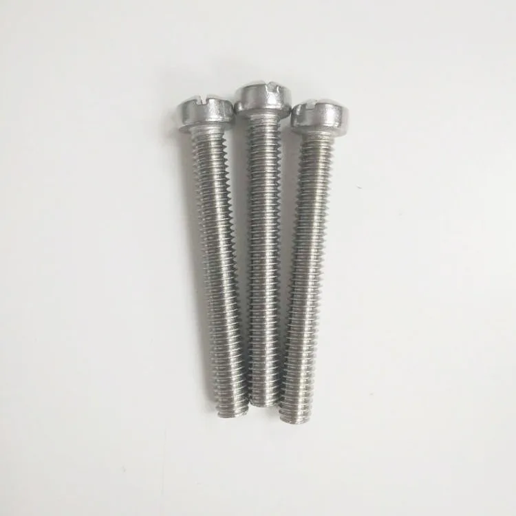 Inch Slotted round head screws