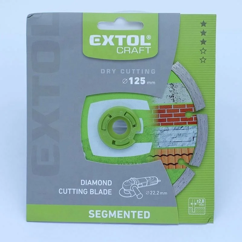108812 EXTOL EXTOL Craft high quality segment dry diamond cutting blades for home unprofessional and DIY