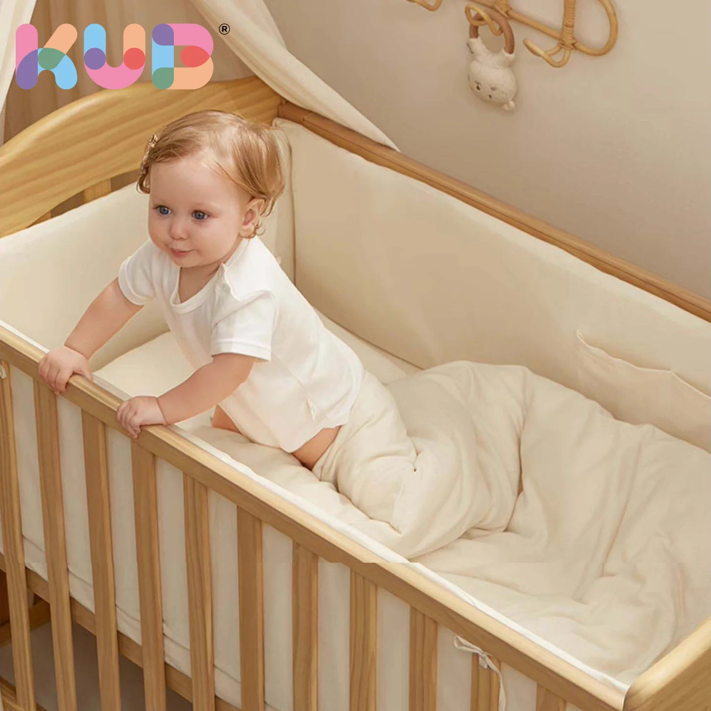 Kub Kindergarten Luxury Baby Bedding Set Crib Soybean Quilt Kids Bedding Set Cotton With Name Tag