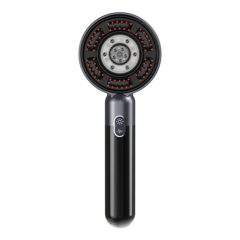 High Frequency Vibration Hair Growth Scalp Massager Brush Red Light Therapy Heating Massage Comb EMS Micro Current Comb