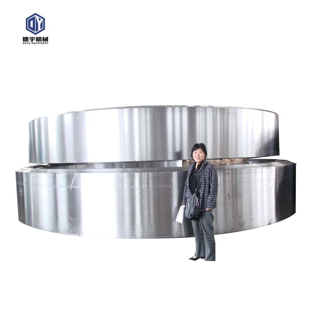 Customized Big Rolling Rotary Kiln Riding Ring Rotary Kiln Wheel Tyre Ball Mill Ring Tyre For Sale