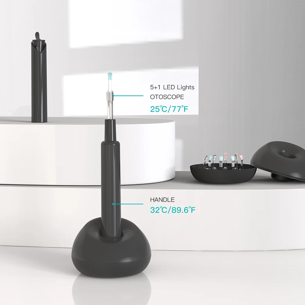 2021 New iborria Trending Electric Ear Wax Removal Kit WiFi Ear Otoscope Camera Portable Digital Otoscope