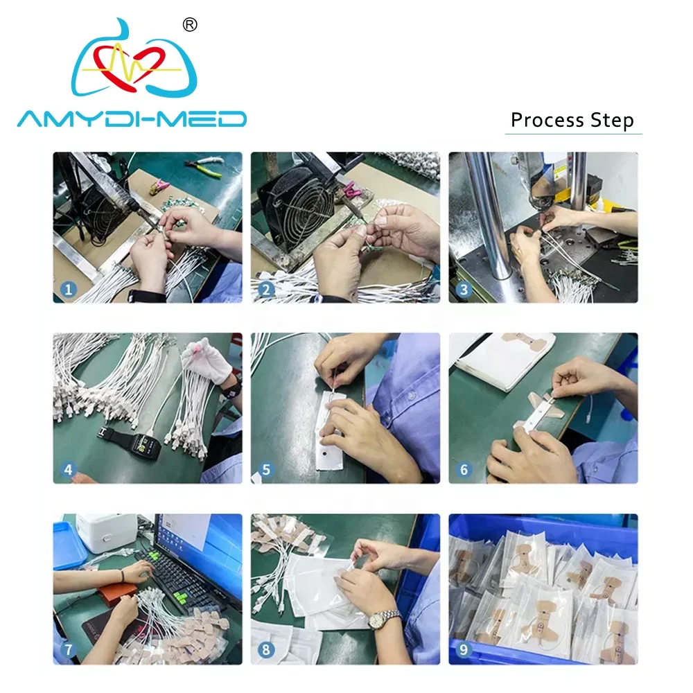 Medical Cables Healthcare Supply Compatible With Philips Newtech Round 12P 5 Lead Snap ECG EKG Cable