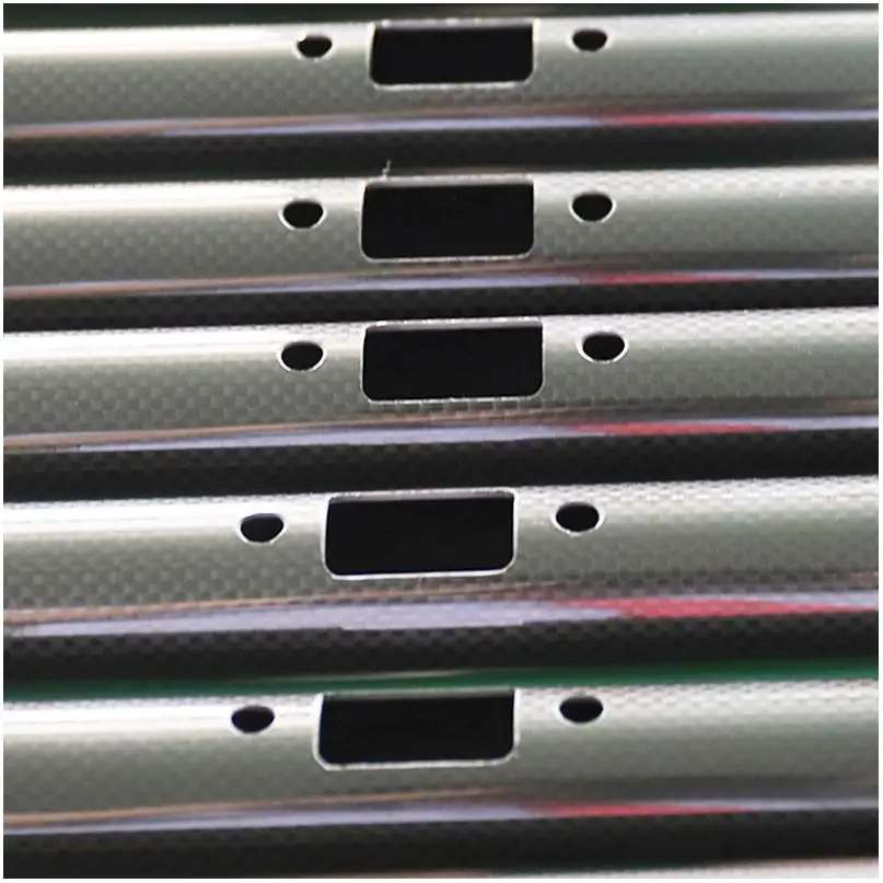 Carbon Fiber Tube Pole tubo de acero al carbono precio por metro Round Adjustable Extendable High Quality Speargun Carbon Tube