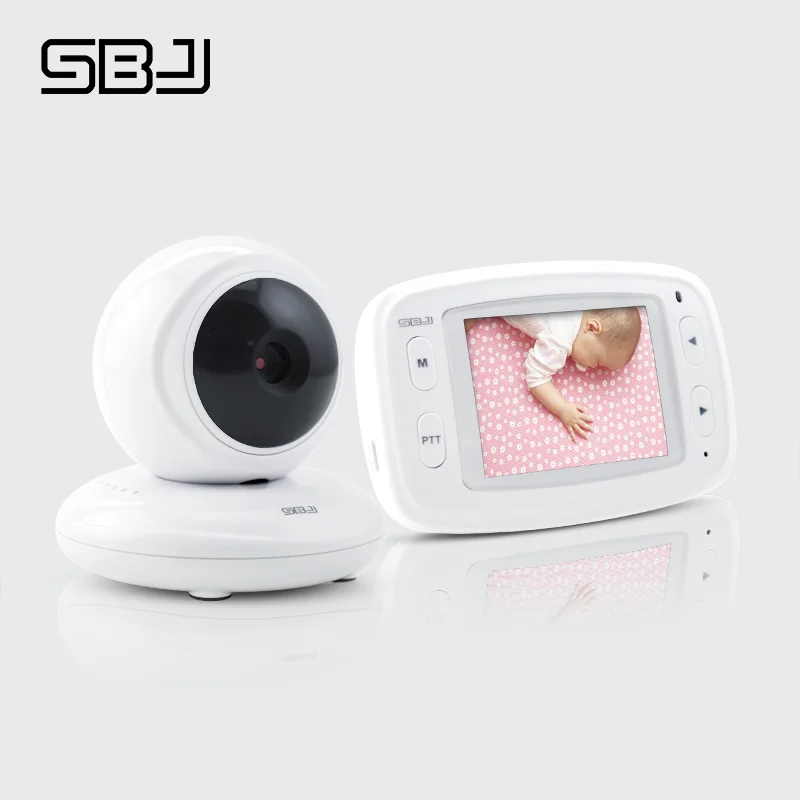 wireless lcd 2.4 inch two way communication baby nanny cam audio video baby monitor