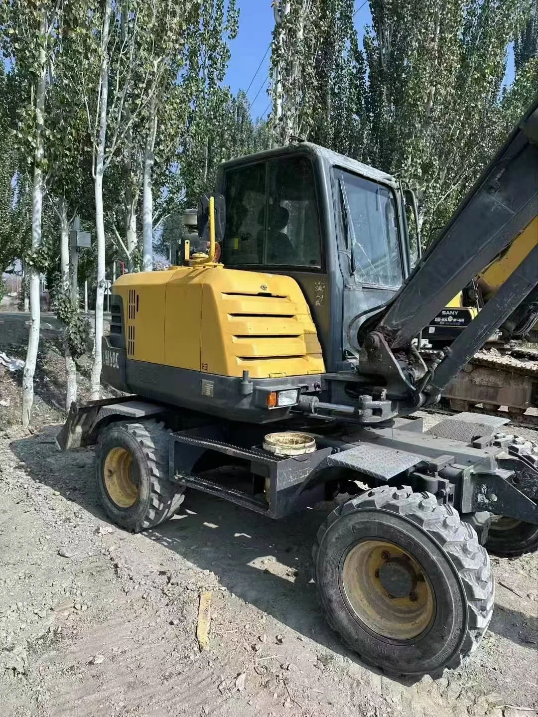 Высокопроизводительный колесный экскаватор Volvo EW60C оригинальная краска двигателя высокого качества и безопасности по низкой цене