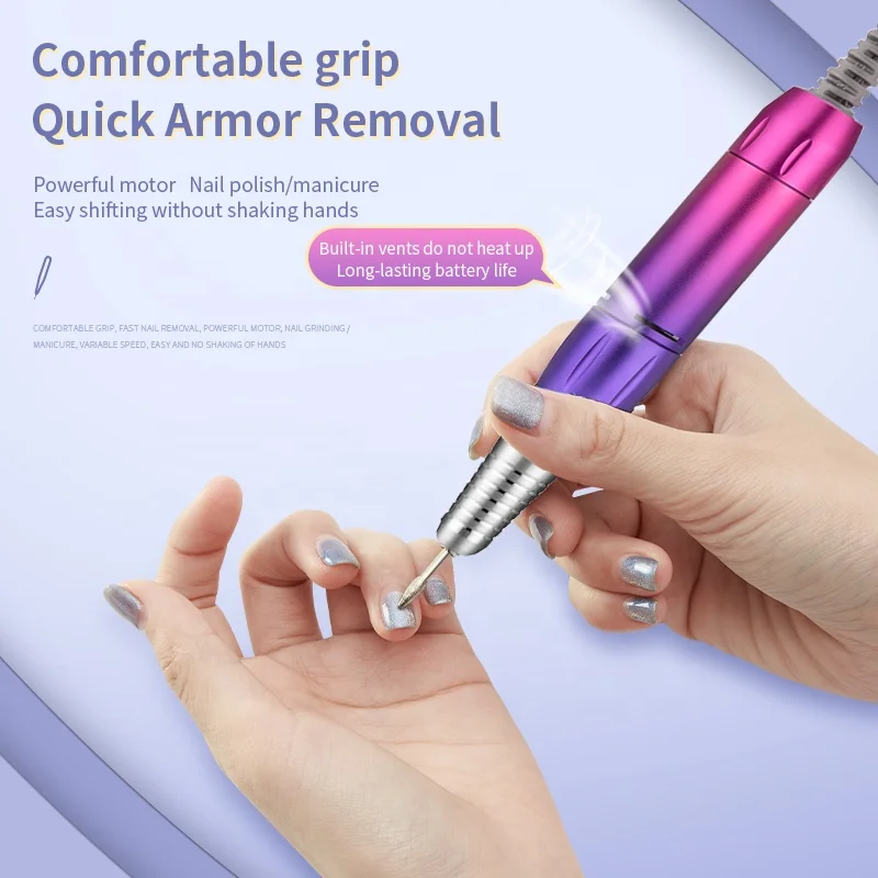 US Nail Supply Crazy on This Cordless Rechargeable Portable Desktop Nail Drill Machine with 35000 rpm electric nail drill E file