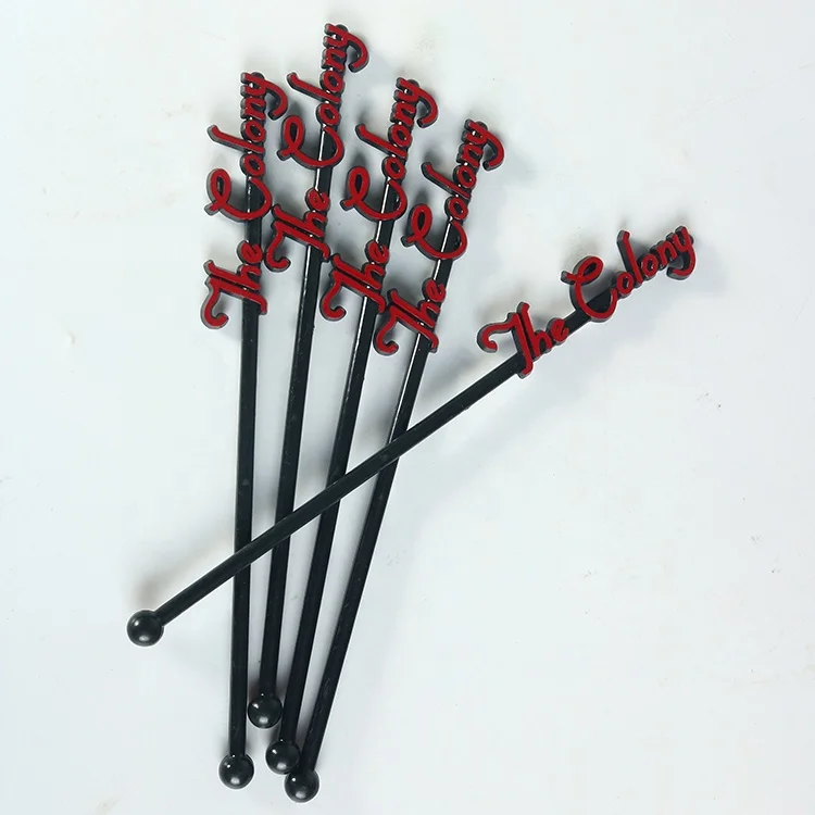 Factory supply cheap color plastic stirrer