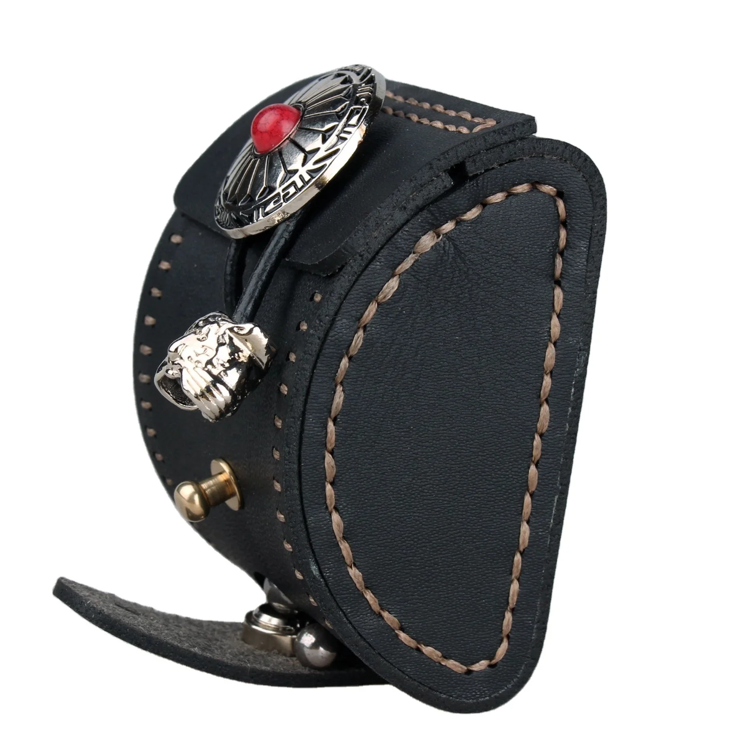 chinese slingshot bag Leather Case Waist Bag Pouch for Catapult Slingshot Steel Balls Ammo Games