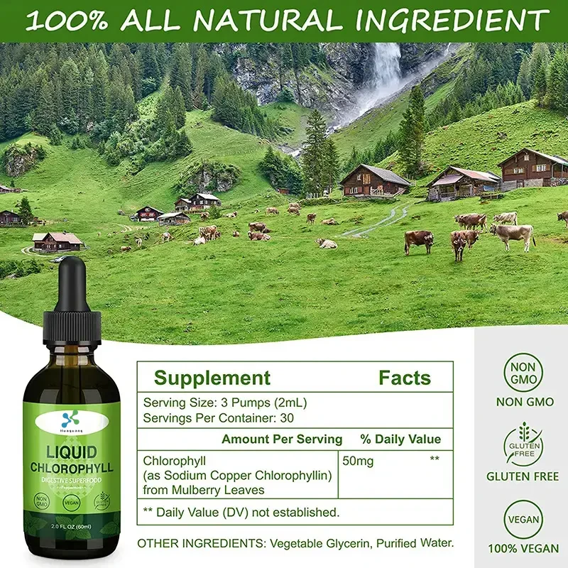OEM Private Label Chlorophyll Liquid Drops