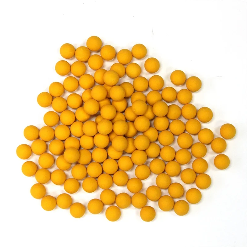 2023 Hot sale Spunky 0.50' Cal Recycled Paintball Solid Natural Rubber Sport Balls