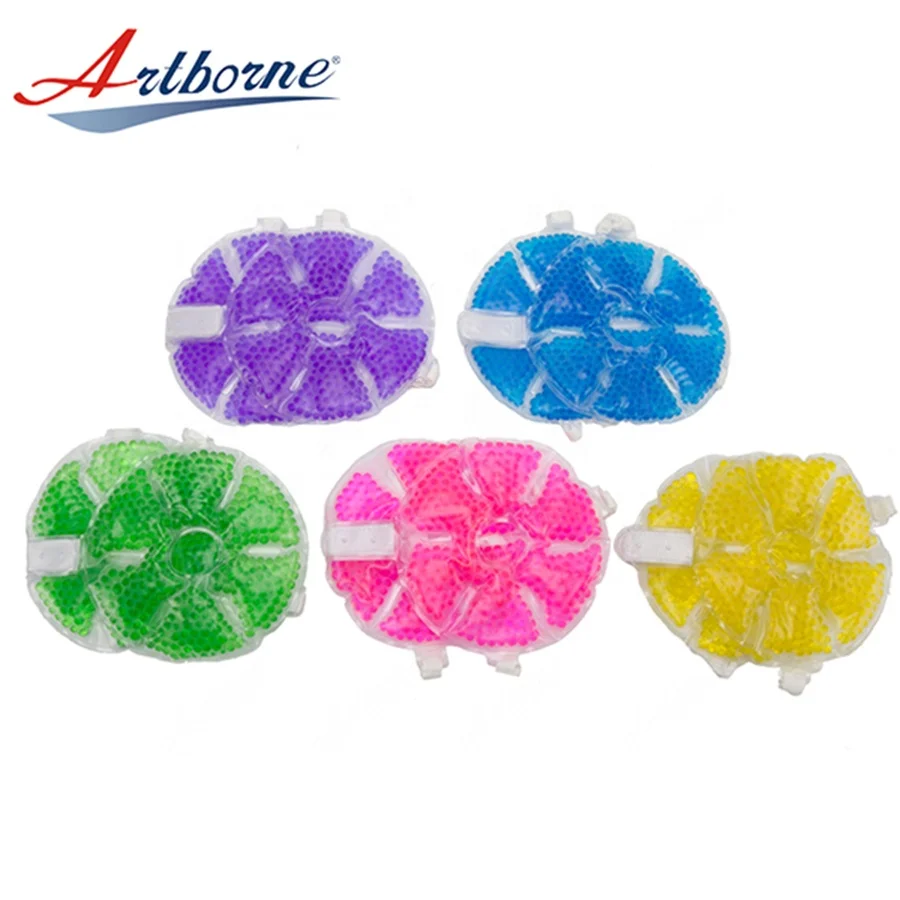 Reusable microwave breast pad cooling gel pad cold pack for breast pain relief hot cold breast therapy pads gel ice packs