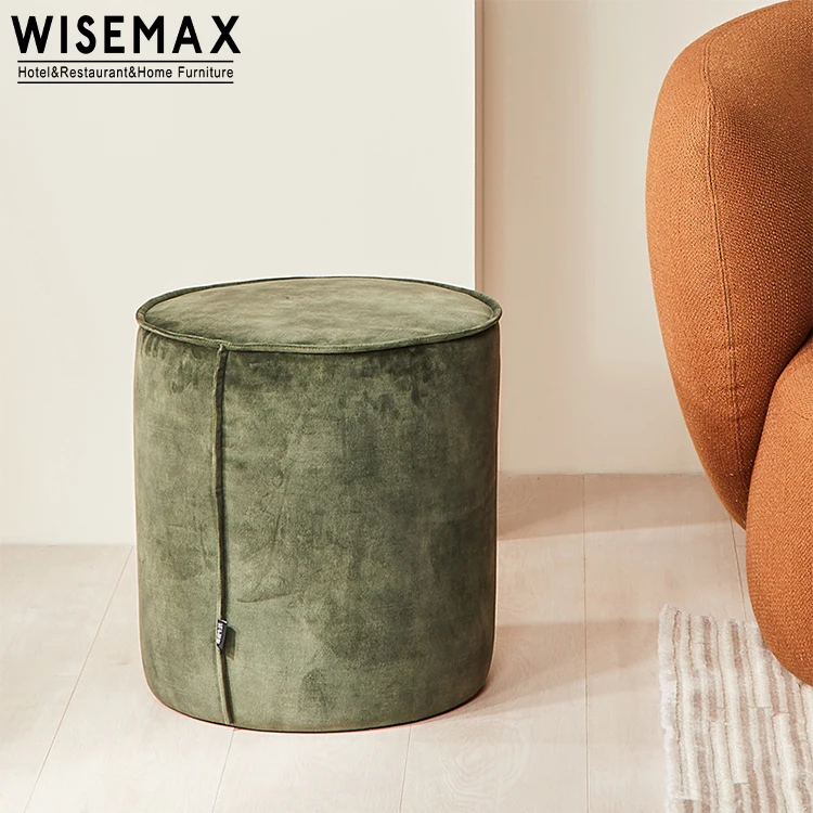Мебель WISEMAX лидер продаж пуф из велюра для гостиной спальни гардеробной