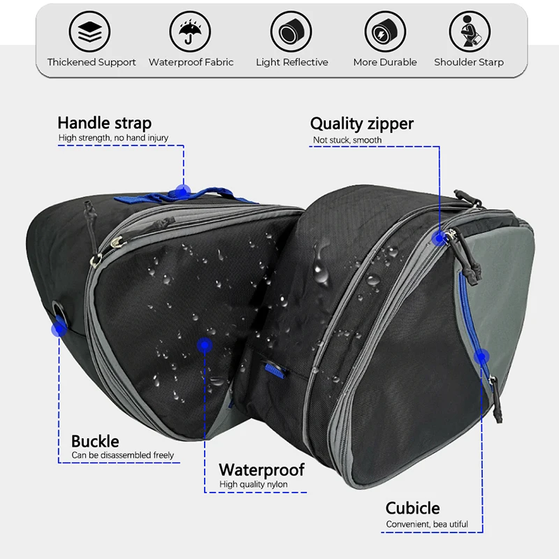 For Untuk YAMAHA Tracer 9 Tracer9 GT Suku Cadang Sepeda Motor Baru Tas Penyimpanan Bagasi Bagian Dalam 2020 2021