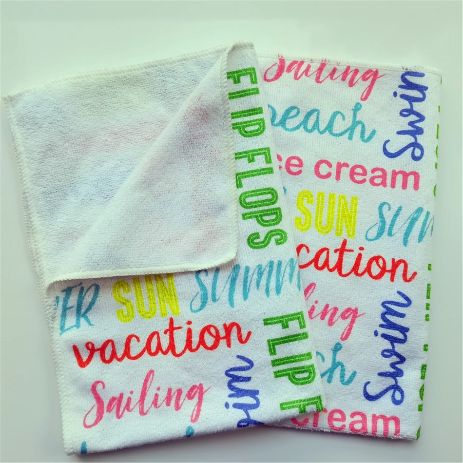 40x60 Christmas microfiber digital print tea towel kitchen towel