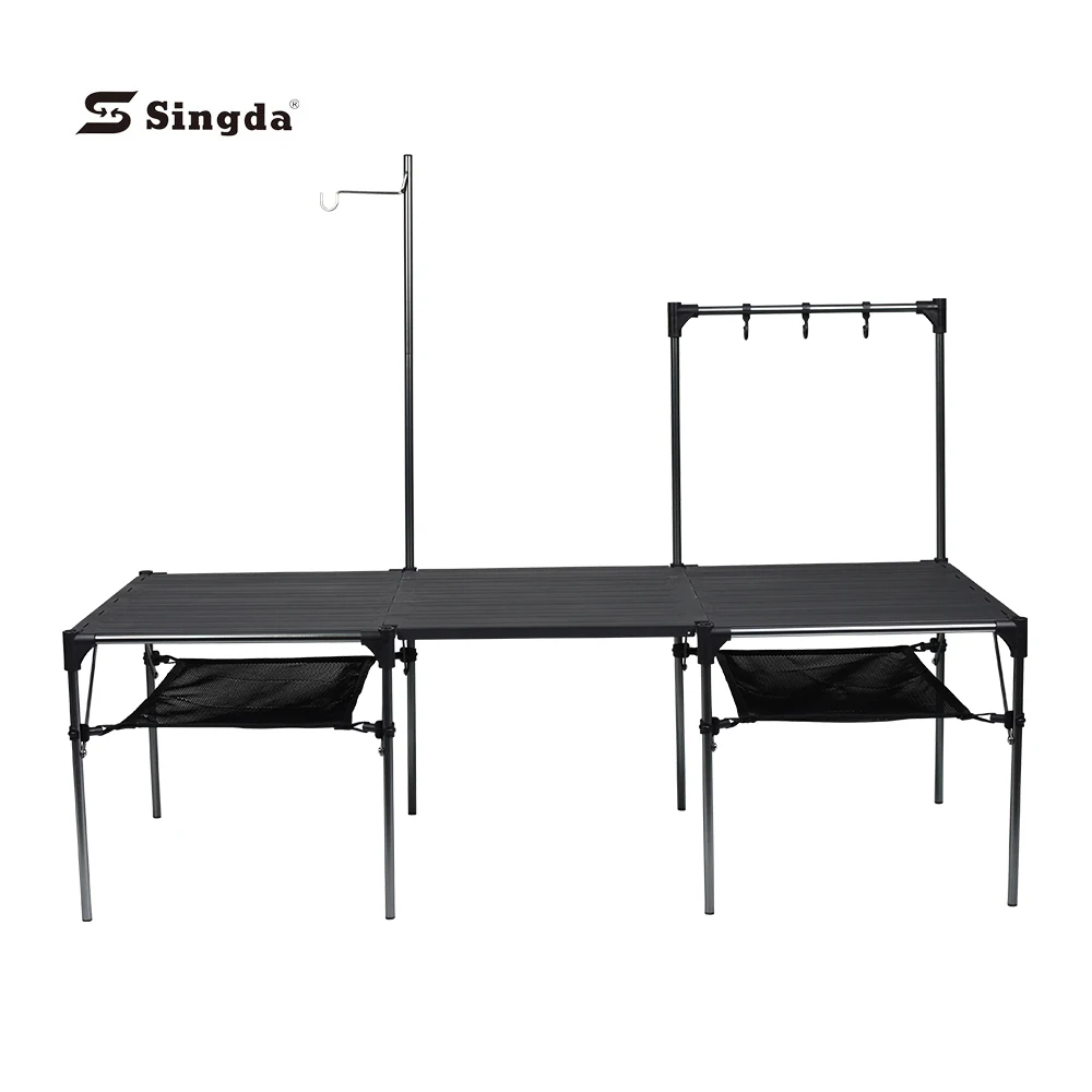 
Singda Camping Outdoor table Splicing Folding Table Changeable Picnic BBQ Dinner Camping Table 