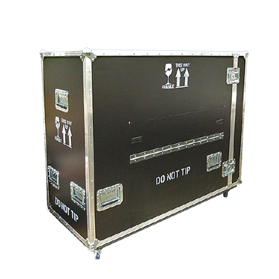 Upright and Grand Piano Rolling Road fireproof Aluminium Flight Case Utility Road Trunk Case With Wheels