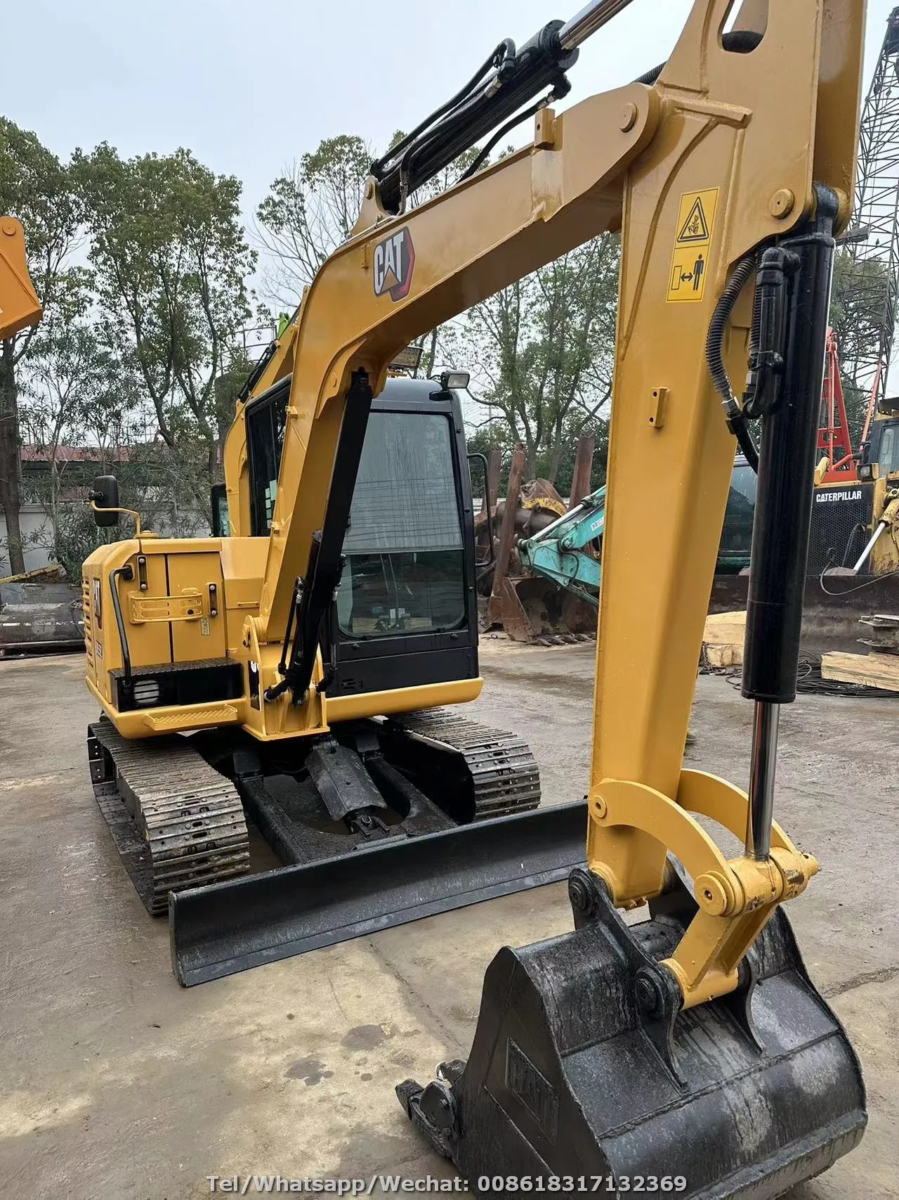 Original Used Cat 305.5E2 5 ton Small Excavator With EPA Certification Japan Imported Caterpillar Mini Digger