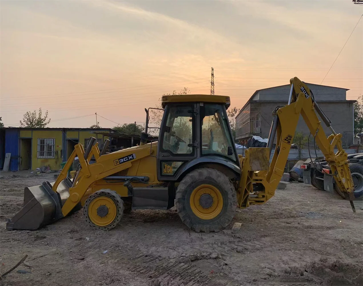 Lower Working Hours Used Original JCB 3cx 4cx backhoe loader second hand wheel loader in Hot Sale with Good Condition