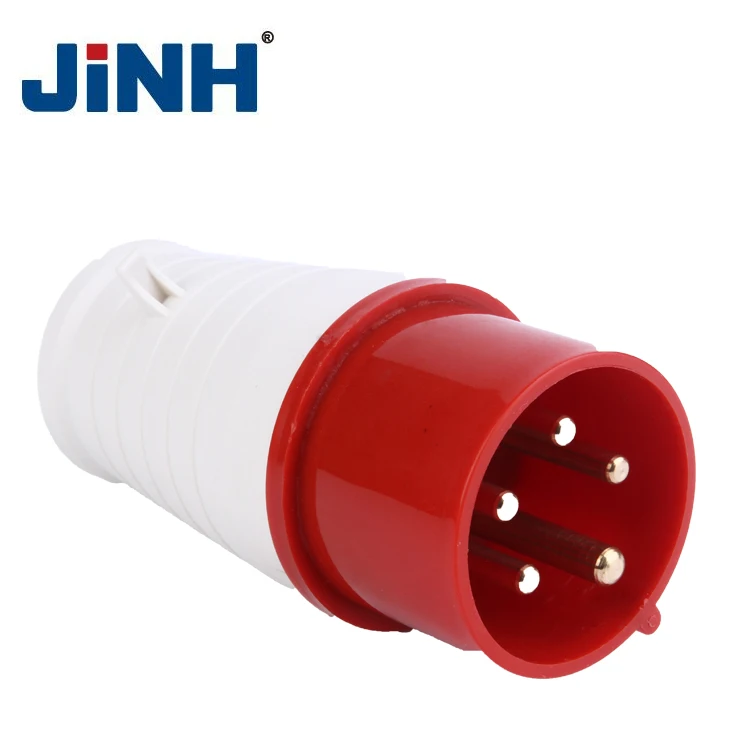 
JINH Factory Directly 32A 5Pin Electrical Industrial Outdoor Plug 