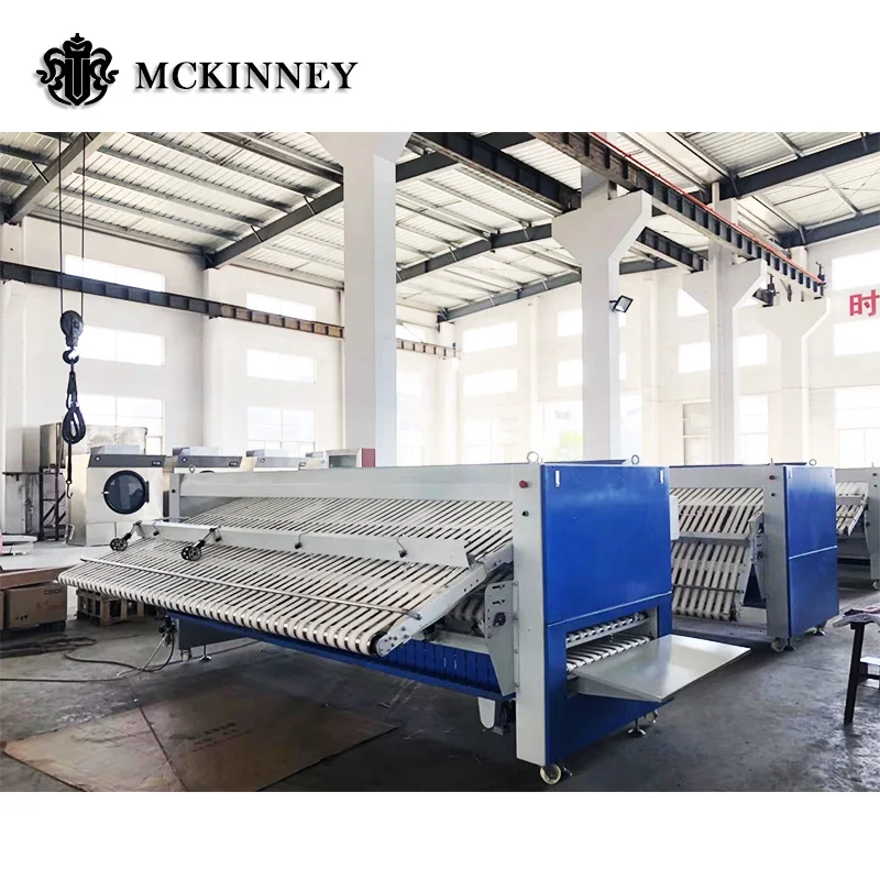 New Design Industrial Cross Folder Clothes Folding Machinery