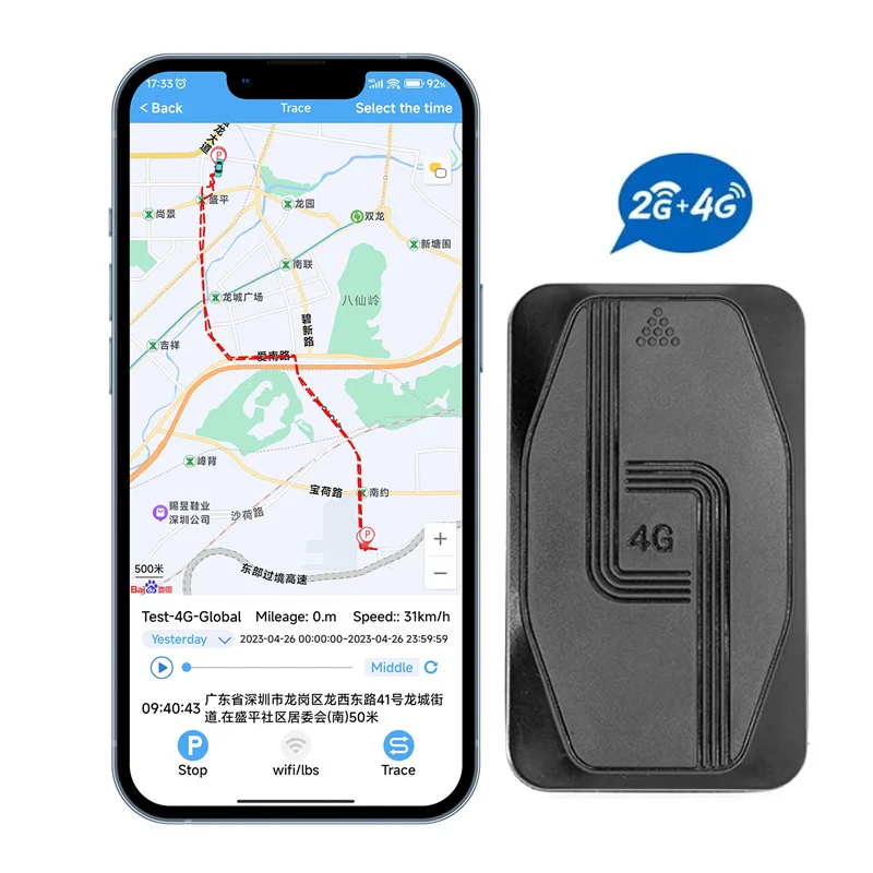 YG-T82 long battery life asset management Hot sales 4200mA gps tracker Google Maps tracker