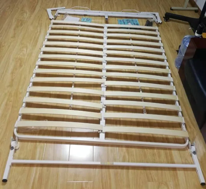 Factory Direct White Black Next Bed Metal Frame Spring Mechanism Steel Panel Bed Frame with Hardware Kit for Small Room