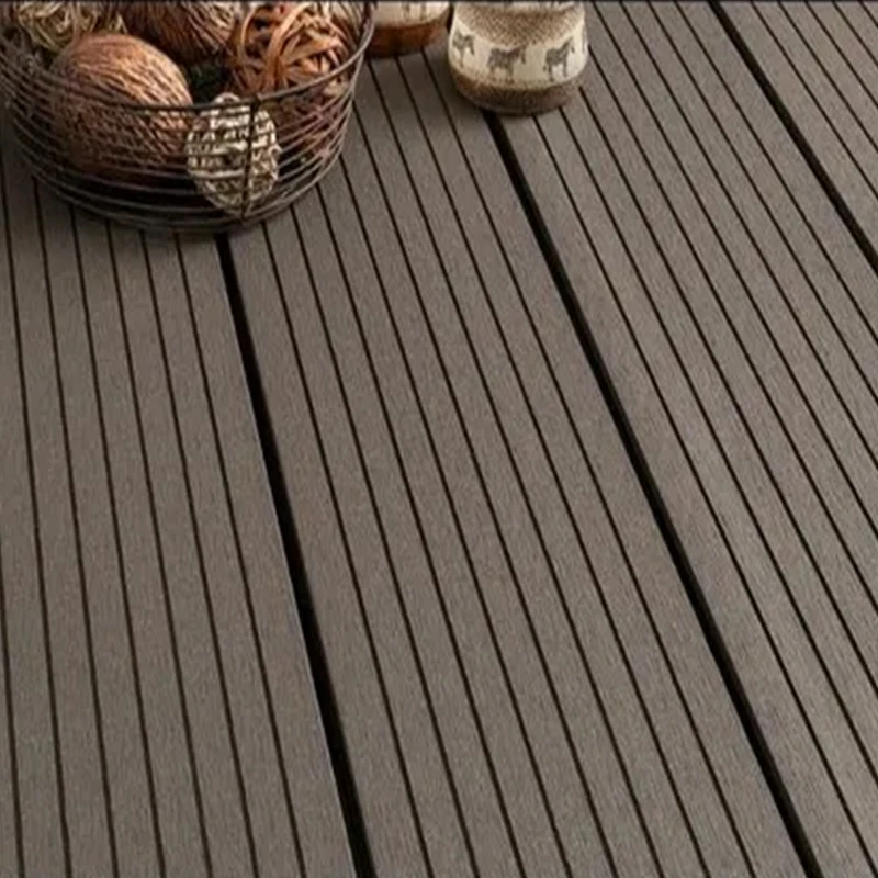 Good Quality WPC Composite Flooring Square Hole Outdoor Anti-slip Decking Floor