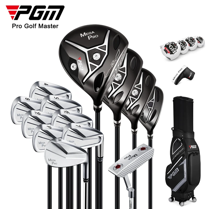 PGM MEGA PRO Professional Golf Club Complete Sets 13Pcs Drivers Titanium Mens Golf Club Sets