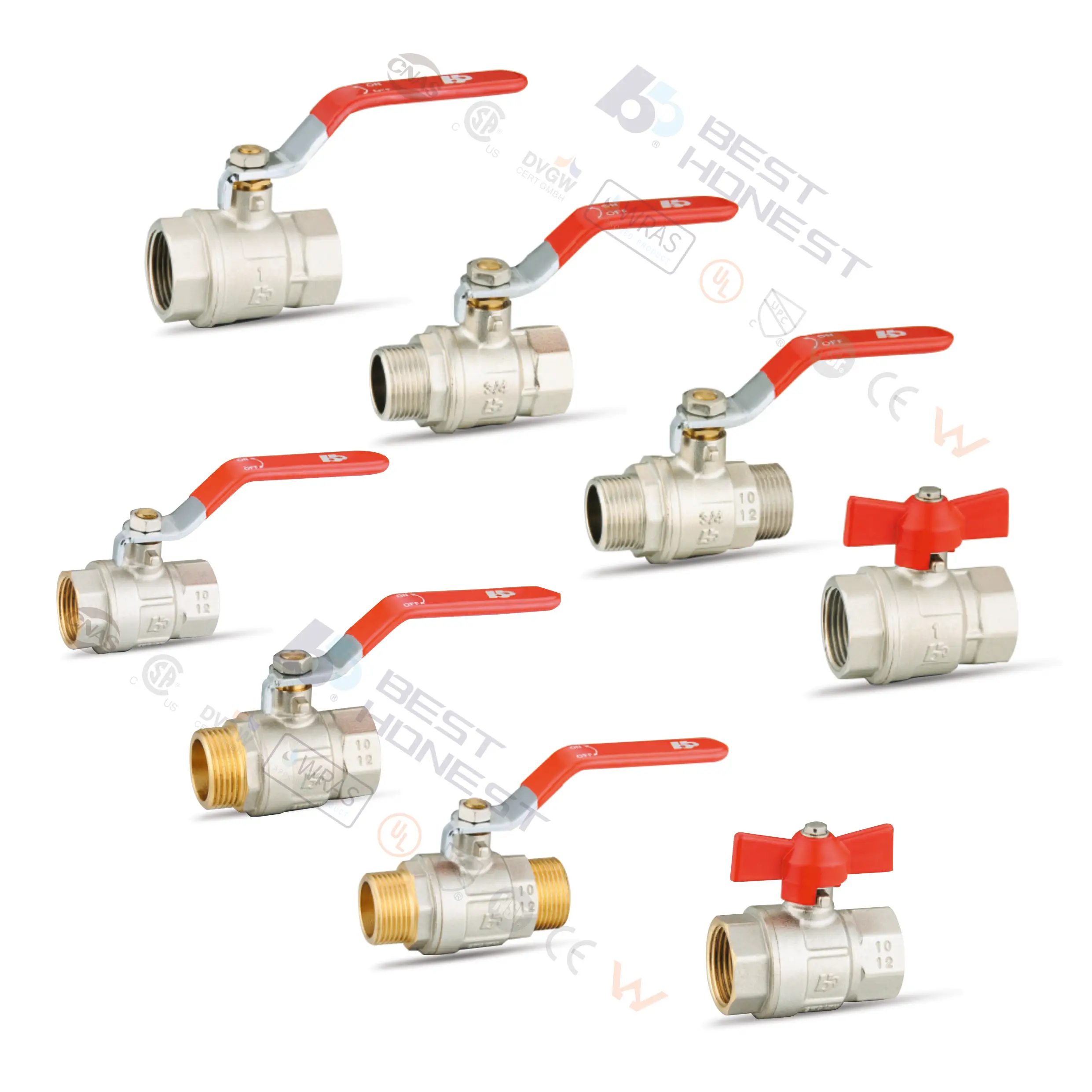 OEM Customizable Brass Ball Valve ball valve 3/4 Manufacturer Priced for Water and General Applications